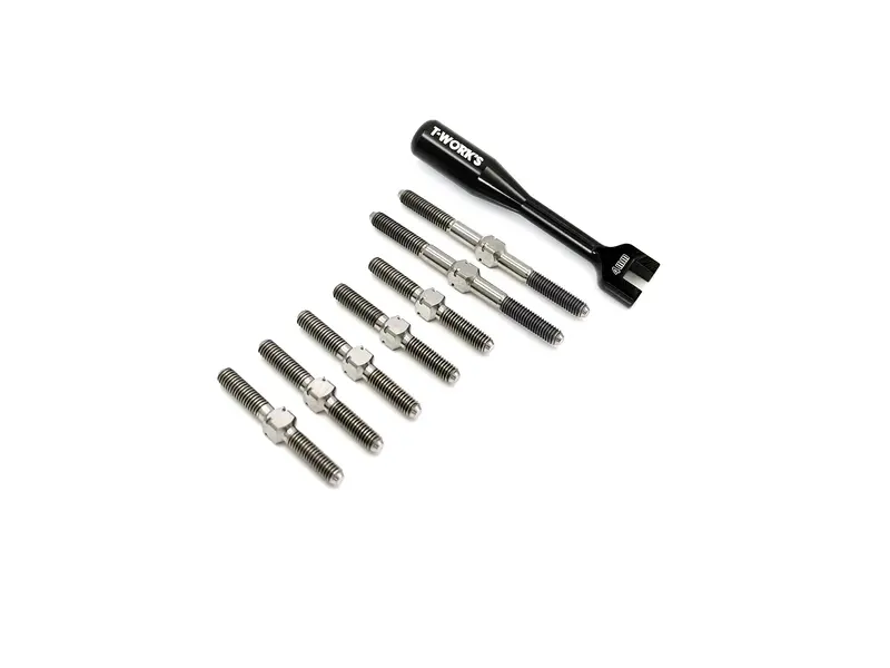 Tb-216 64 Titanium Turnbuckle Set ( For Xray T4f'21 ) 1