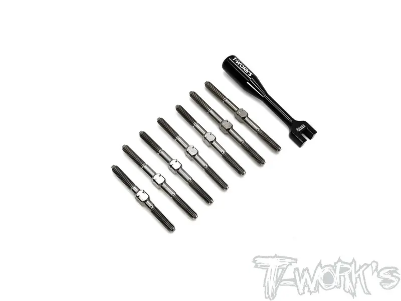 Tb-221 64 Titanium Turnbuckle Set ( For Team Associated Rc10 B74.1 ) 1