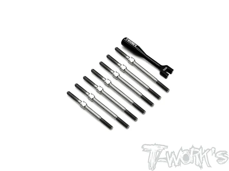 Tb-224 64 Titanium Turnbuckle Set ( For Xray Xb4'21 ) 1