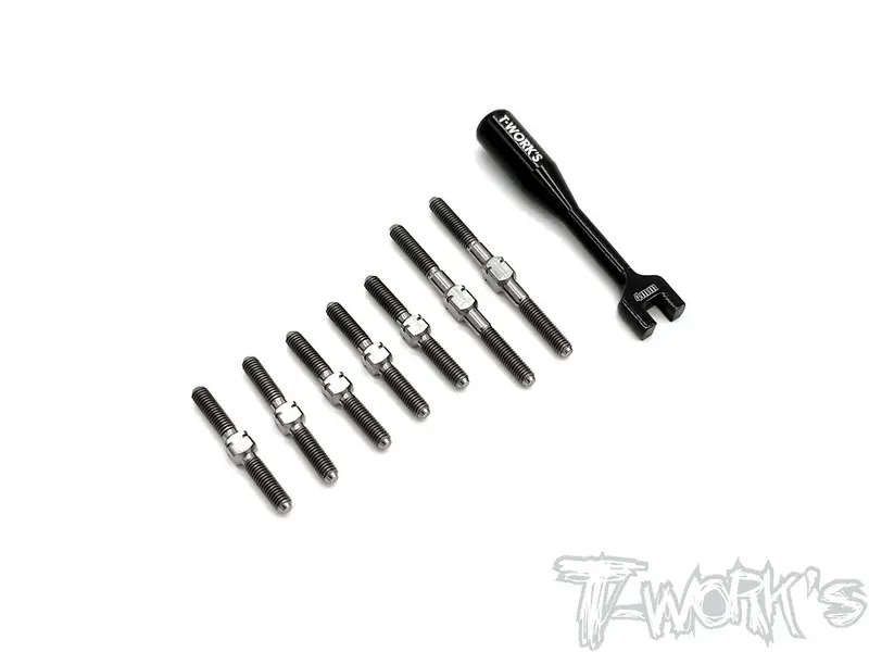 Tb-226 64 Titanium Turnbuckle Set ( For Xray Xray T4'21 ) 1