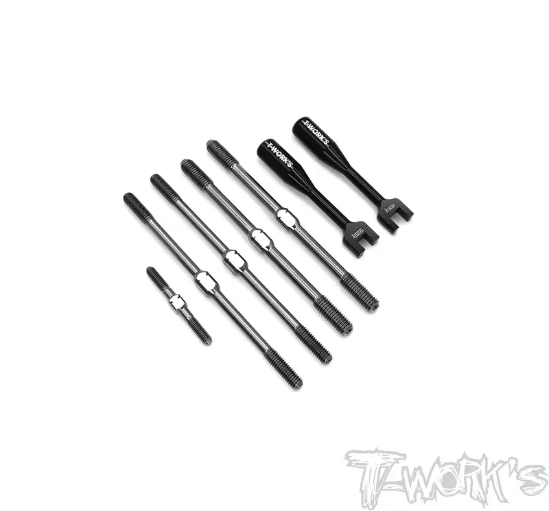 Tb-232 64 Titanium Turnbuckle Set  ( For Team Associated Rc8 T3.2/T3.2E  ) 1