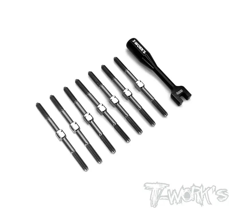 Tb-234	 64 Titanium Turnbuckle Set ( For Team Associated Rc10 B6.3  / B6.4 / B6.4D ) 1