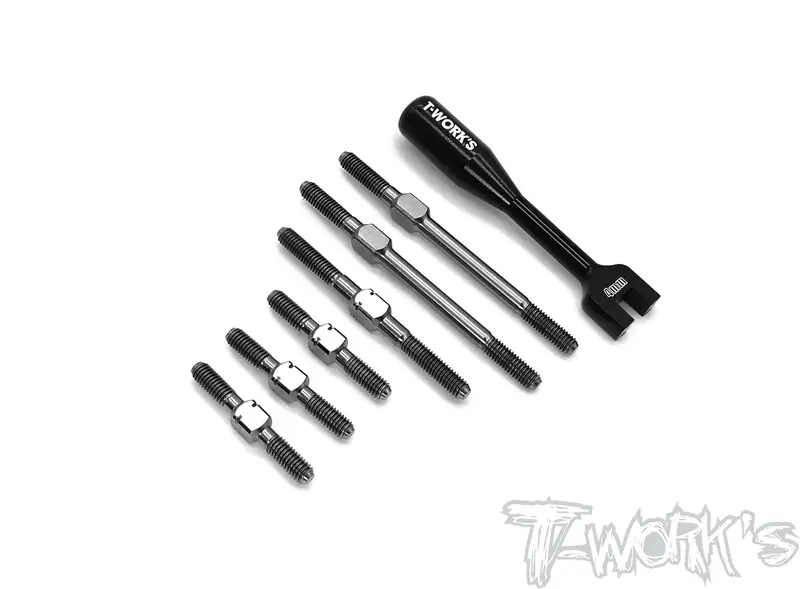 Tb-238 64 Titanium Turnbuckle Set ( For Serpent 750 Evo ) 1