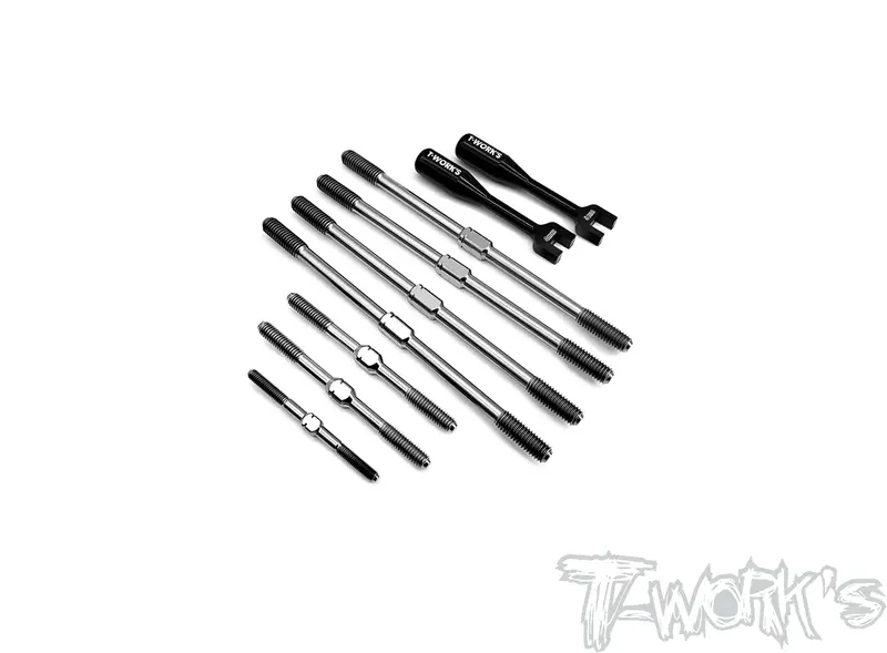 Tb-248	64 Titanium Turnbuckle Set ( For Tekno Nb 48.3 ) 1