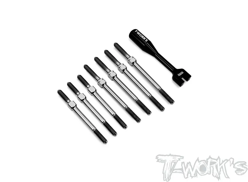 Tb-254  64 Titanium Turnbuckle Set ( For Xray Xb4'22/Xb4c'24/Xb4d'24 ) 1