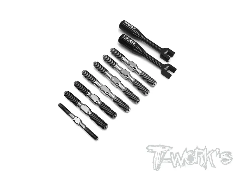 Tb-257	64 Titanium Turnbuckle Set ( For Serpent Srx8 Pro ) 1