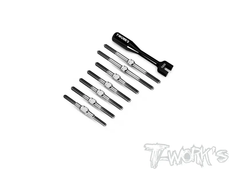 Tb-260	64 Titanium Turnbuckle Set ( For Kyosho Optima Mid ) 1