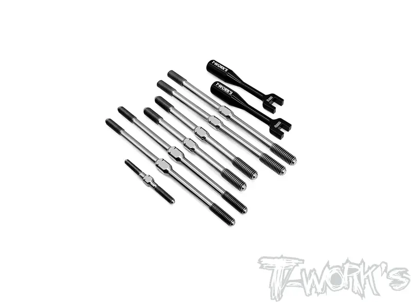 Tb-262	64 Titanium Turnbuckle Set ( For Xray Xt8 2022 ) 1
