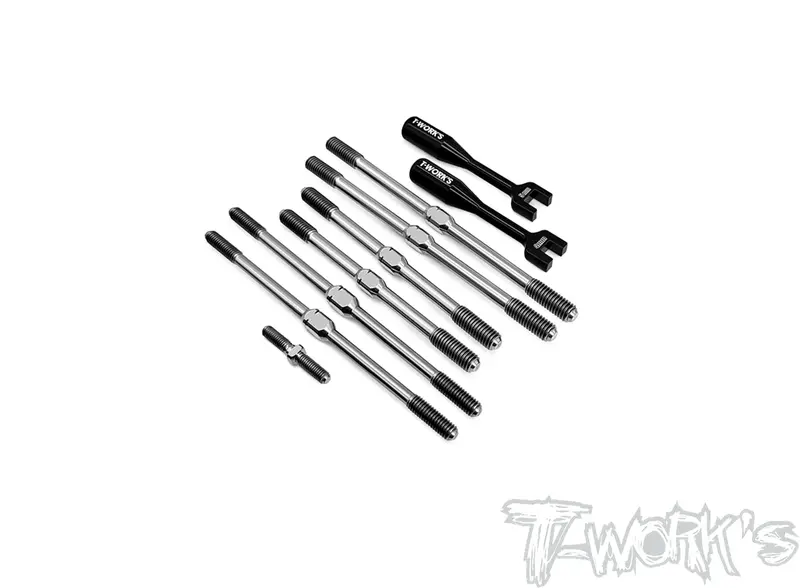 Tb-263	64 Titanium Turnbuckle Set ( For Xray Xt8e 2022 ) 1