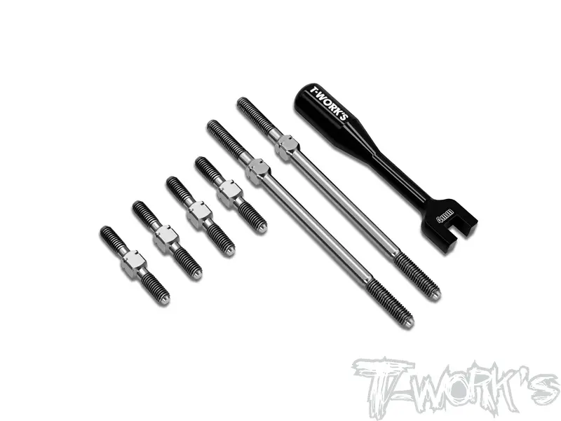 Tb-265	64 Titanium Turnbuckle Set ( For Serpent Viper 990 ) 1