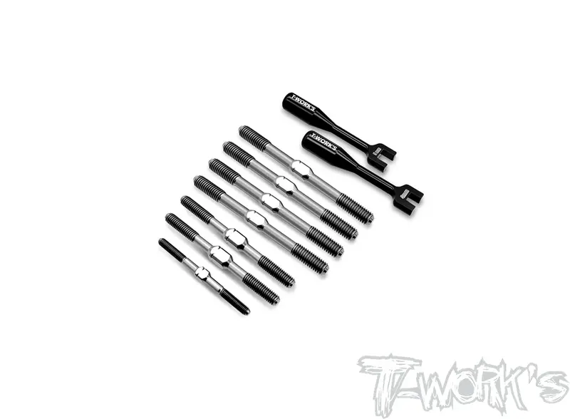 Tb-272	64 Titanium Turnbuckle Set ( For Tekno Nb48 2.1 ) 1