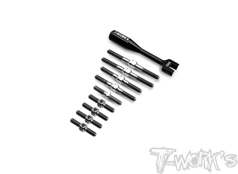 Tb-273	64 Titanium Turnbuckle Set ( For Destiny Rx-10Sr 3.0 ) 1