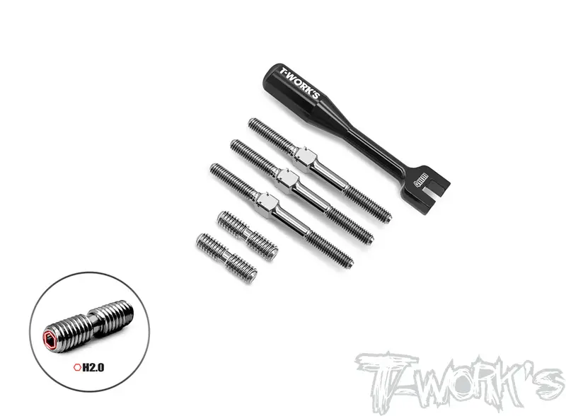 Tb-274	 64 Titanium Turnbuckle Set ( For Xray X1'23/25 ) 1