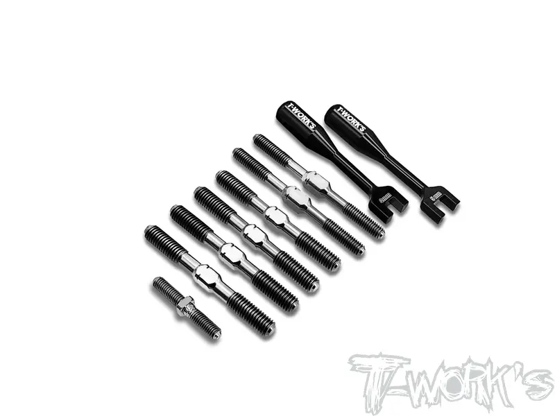 Tb-275	 64 Titanium Turnbuckle Set ( For Xray Gtxe 2022/2023  ) 1