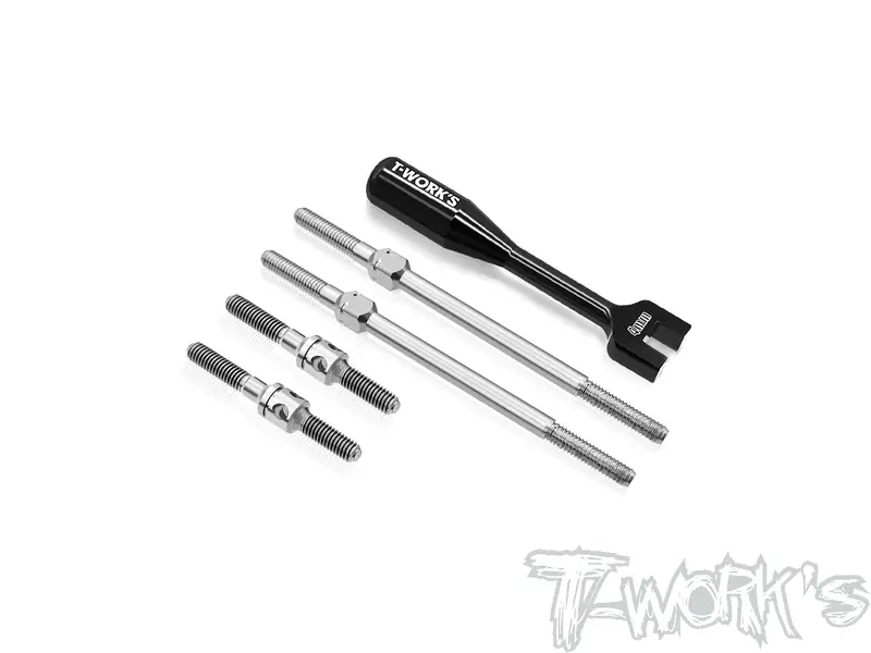 Tb-276	  64 Titanium Turnbuckle Set ( For Xray Rx8 2023/Rx8e 2023/Rx8'26 ) 1