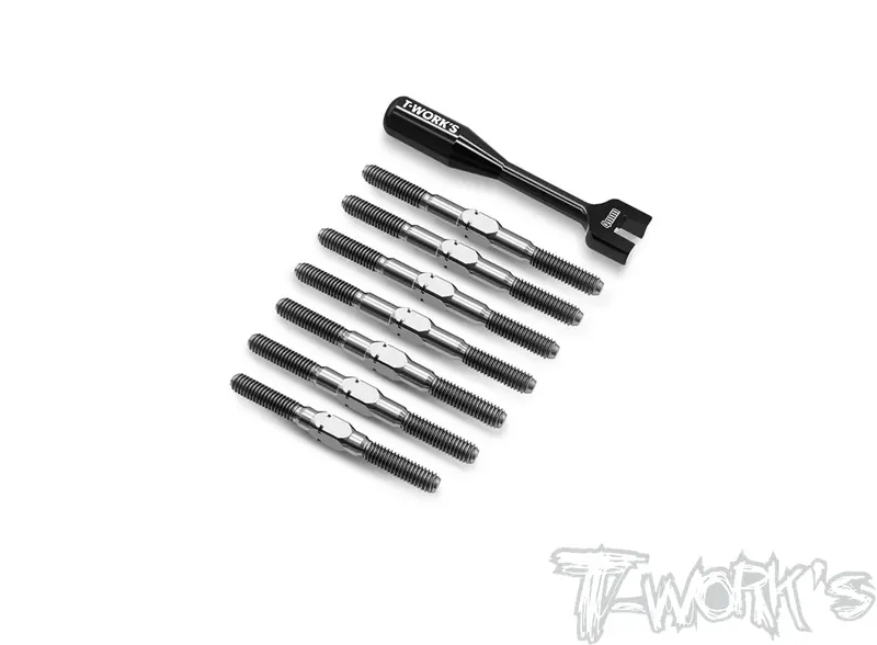 Tb-278	64 Titanium Turnbuckle Set ( For Team Associated Rc10 B74.2 /  Rc10 B74.2D  ) 1
