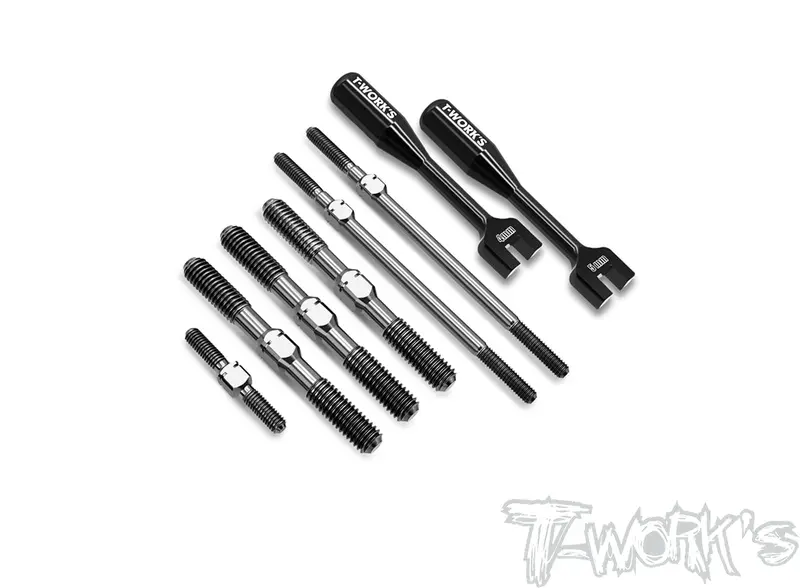 Tb-285	64 Titanium Turnbuckle Set ( For Raptor ) 1