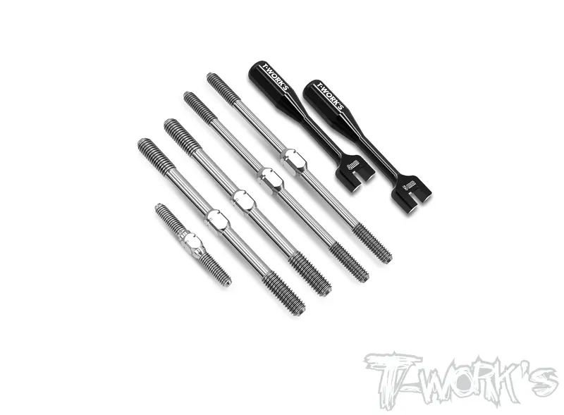 Tb-287	64 Titanium Turnbuckle Set( For Sworkz S35-T2 ) 1