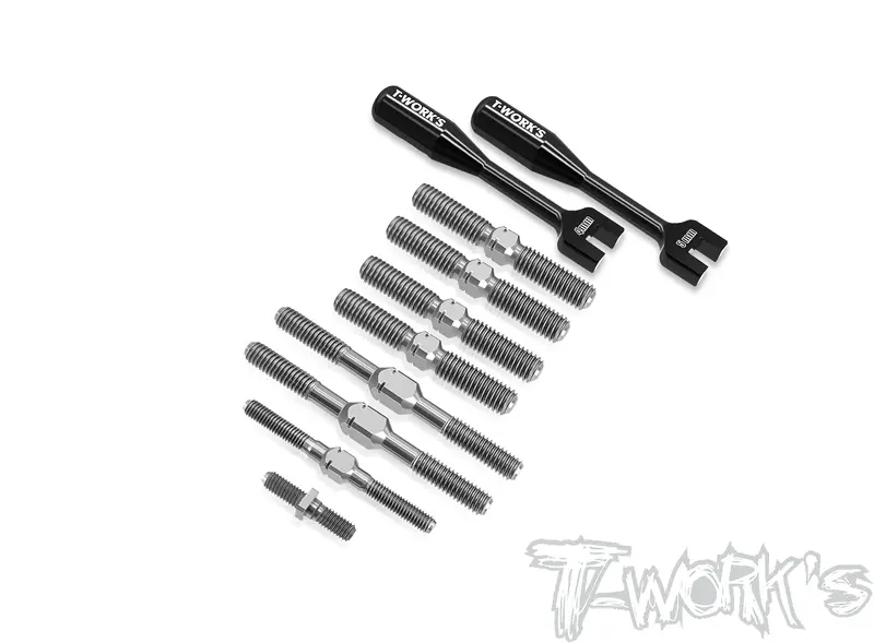Tb-288	64 Titanium Turnbuckle Set( For Hong Nor X3 Gts 2023 ) 1