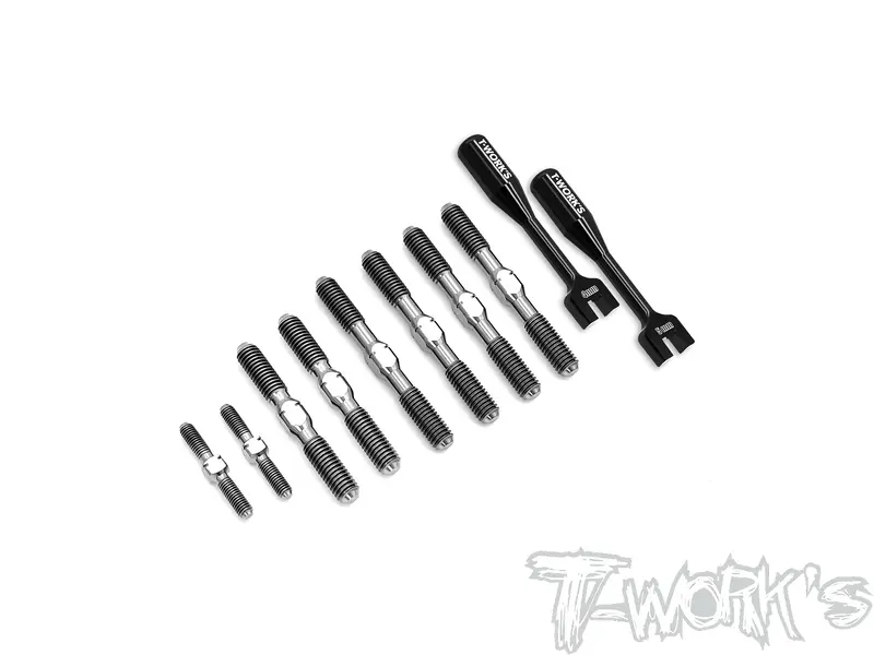Tb-291  64 Titanium Turnbuckle Set( For Serpent Srx8 Gt 2023 ) 1