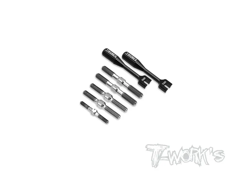 Tb-293    64 Titanium Turnbuckle Set( For Sparko F8/F8e ) 1