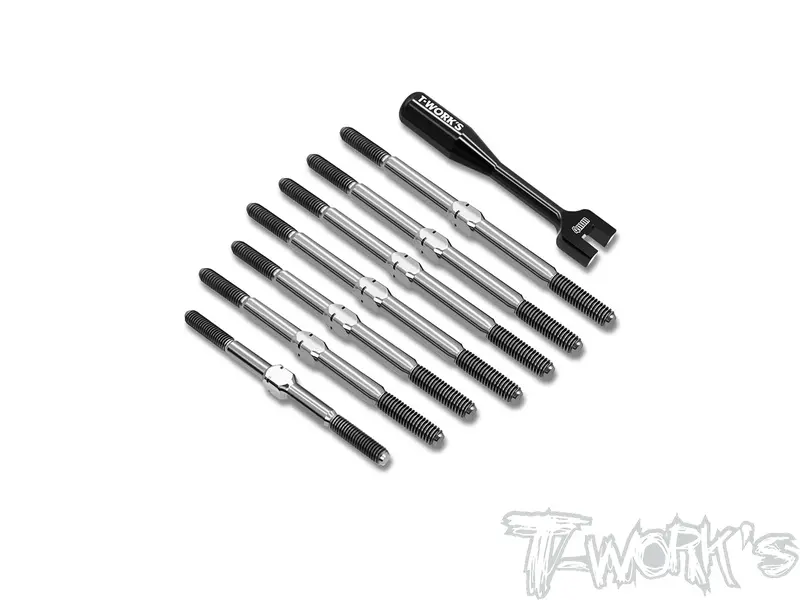 Tb-296	64 Titanium Turnbuckle Set( For Team Associated Rc10 T6.4 ) 1