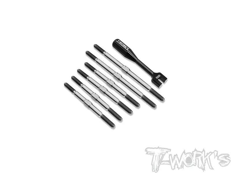 Tb-297   64 Titanium Turnbuckle Set( For Tlr 22T 4.0 ) 1