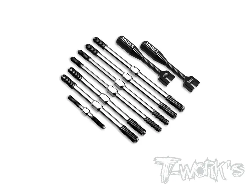 Tb-298	64 Titanium Turnbuckle Set( For Xray Xt8'24 ) 1
