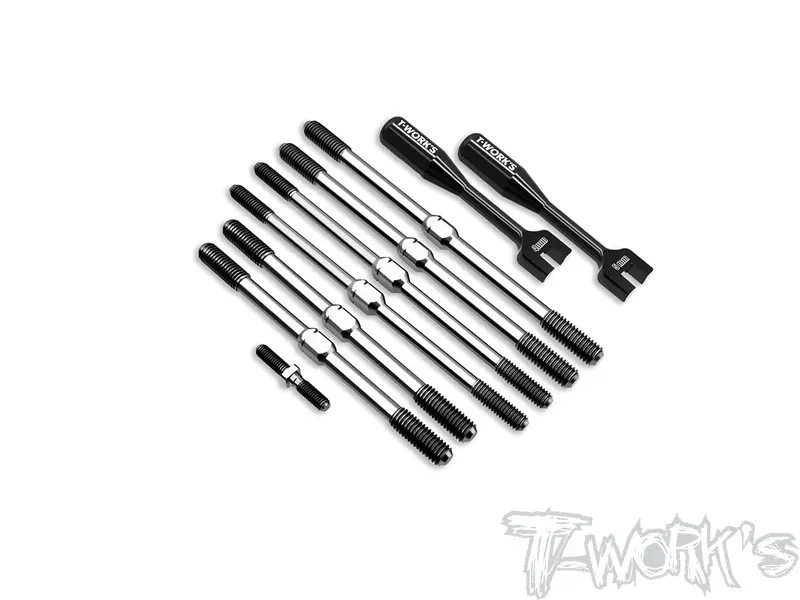 Tb-299 	64 Titanium Turnbuckle Set( For Xray Xt8e'24 ) 1