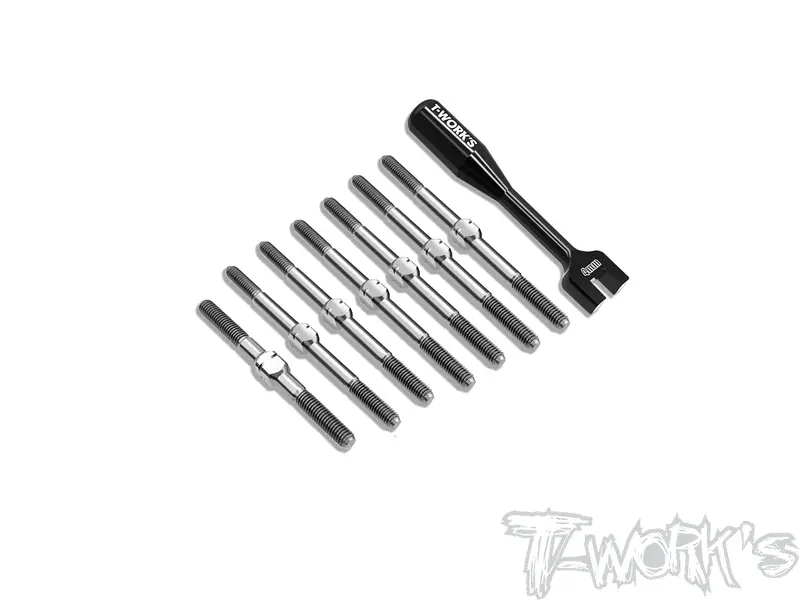 Tb-301	64 Titanium Turnbuckle Set( For Yokomo Mo1.0 ) 1