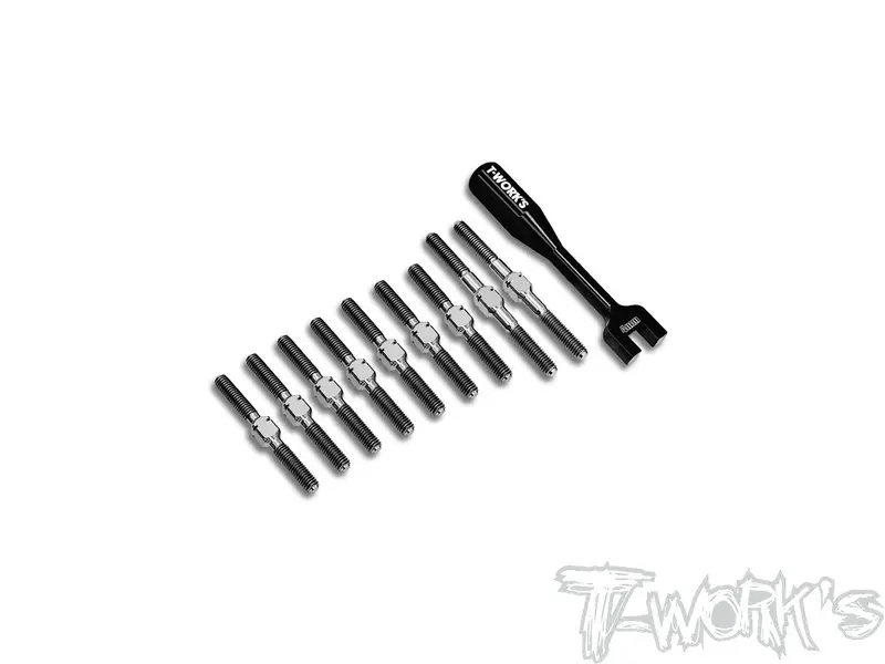 Tb-303	 64 Titanium Turnbuckle Set( For Yokomo Bd Fwd ) 1