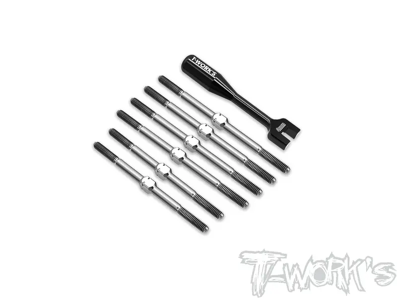 Tb-309   64 Titanium Turnbuckle Set ( For Schumemacher Ld3d ) 1