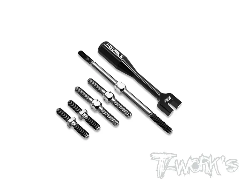 Tb-312	64 Titanium Turnbuckle Set( For Yokomo Md2.0 ) 1