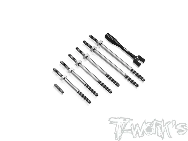 Tb-313-C   Titanium Turnbuckle Set (For 1989 Ifmar Prototype Rc10 ) 1