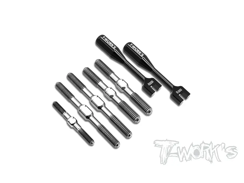 Tb-314   Titanium Turnbuckle Set (For Team Associated Rc8 B4.1 ) 1