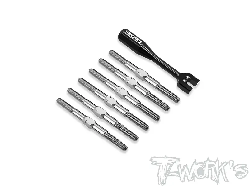 Tb-317   Titanium Turnbuckle Set (For Team Associated Rc10 B7/B7d/B7.1D ) 1