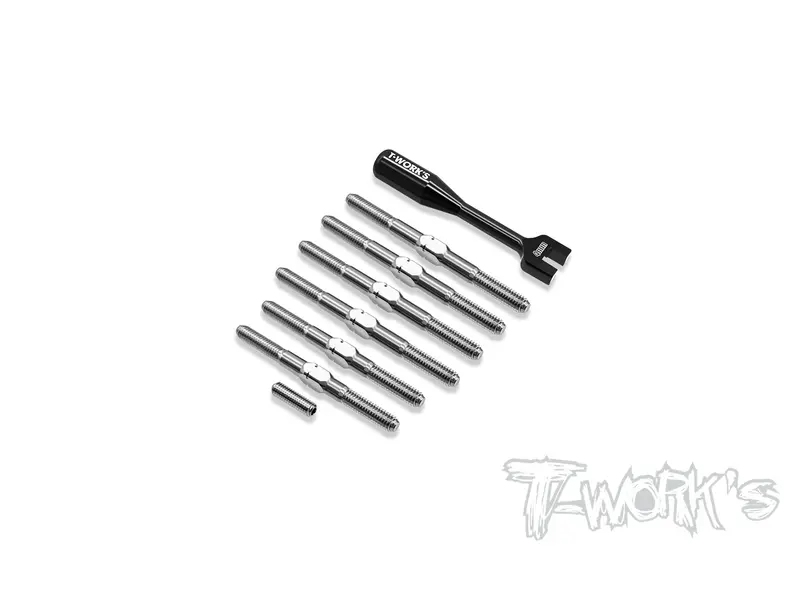 Tb-319 64 Titanium Turnbuckle Set ( For Mugen Msb1 ) 1