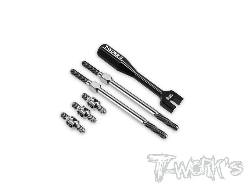Tb-320  64 Titanium Turnbuckle Set ( For Arc R8.4 Es ) 1