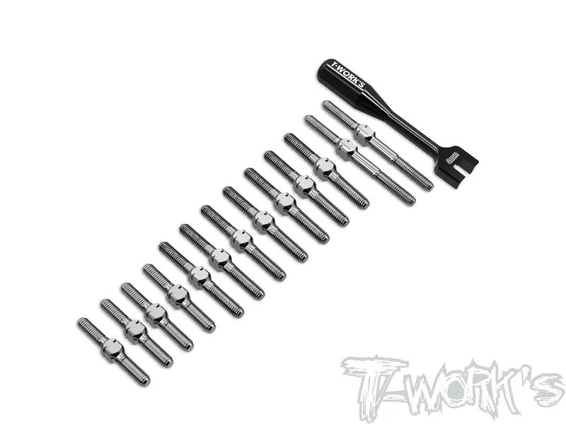 Tb-322   64 Titanium Turnbuckle Set ( For Arc A10 25 ) 1
