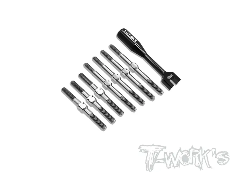 Tb-328   64 Titanium Turnbuckle Set( For Yokomo Mo2.0 ) 1