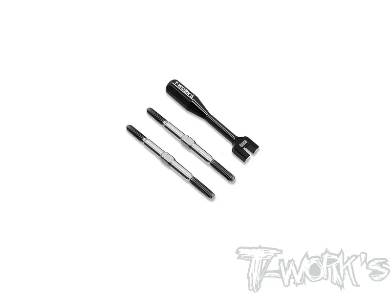 Tb-329  64 Titanium Turnbuckle Set( For Xray X8 ) 1