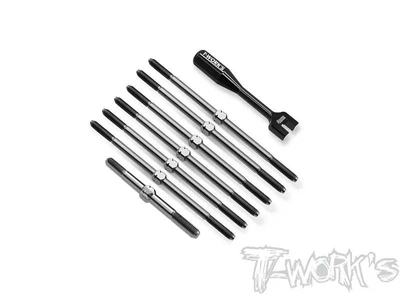 Tb-334     64 Titanium Turnbuckle Set( For Xray Xt4'25 ) 1