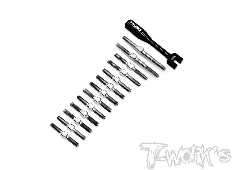 Tb-335 64 Titanium Turnbuckle Set( For Xray X4'25 ) 1