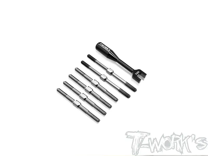 Tb-336   64 Titanium Turnbuckle Set( For Tekno Sct4102.0 ) 1