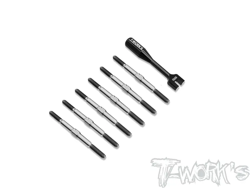 Tb-337   64 Titanium Turnbuckle Set( For Xray Xb2'25/Xb2c'26/Xb2d'26 ) 1