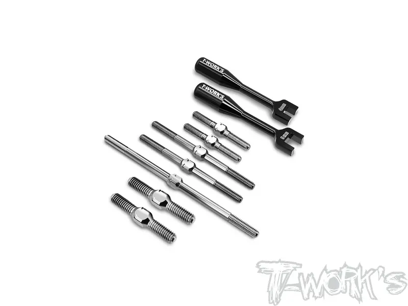 Tb-339	 64 Titanium Turnbuckle Set( For Gimar Raptor Nitro ) 1
