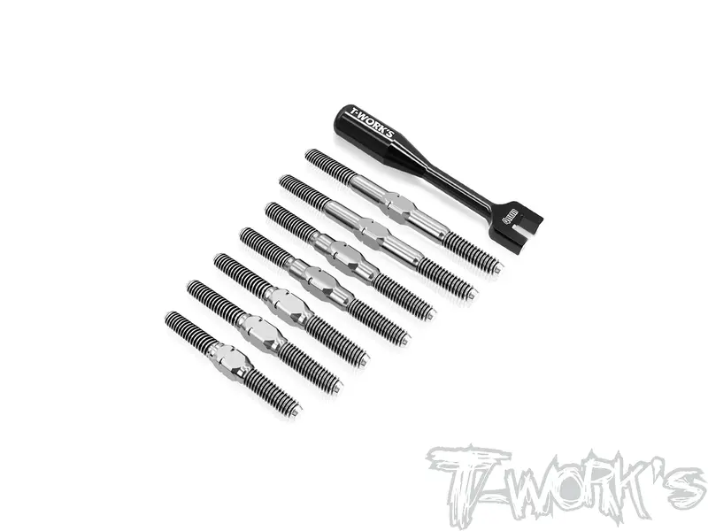 Tb-342   64 Titanium Turnbuckle Set( For Team Associated Rc10 4Wd ) 1