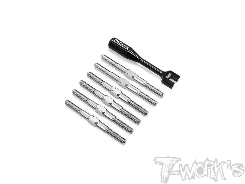 Tb-Rc10b84    64 Titanium Turnbuckle Set( For Team Associated Rc10 B84/ B84d ) 1