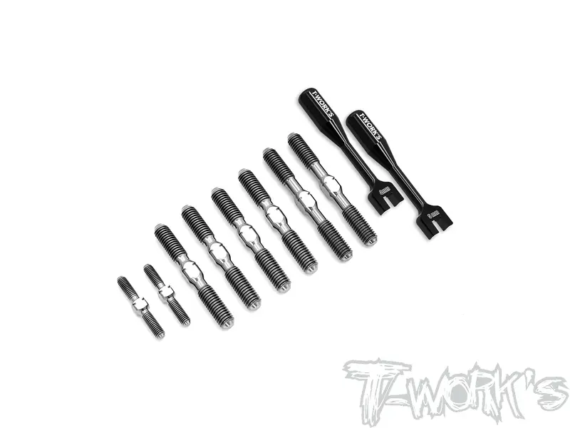 Tb-Srx8gtr	64 Titanium Turnbuckle Set ( For Serpent Srx8gt R ) 1