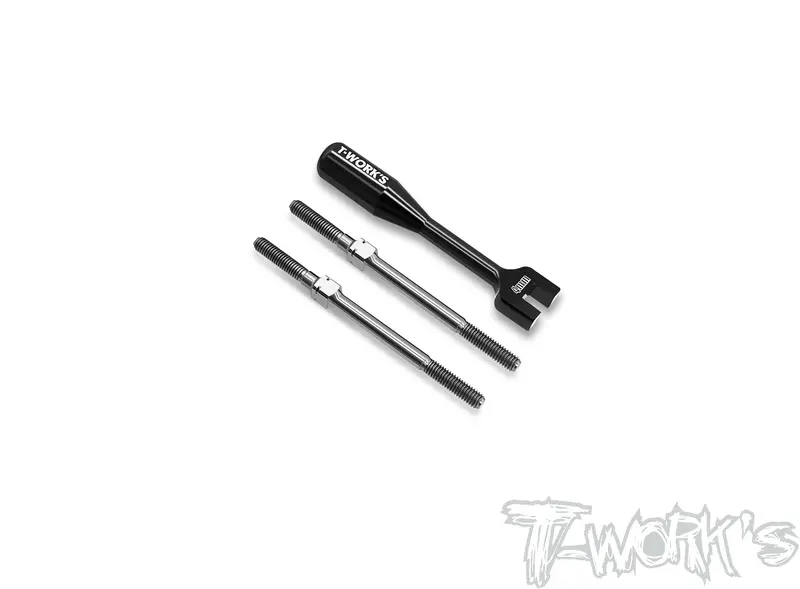 Tb-X10'26 	 64 Titanium Turnbuckle Set( For Xray X10'26 ) 1